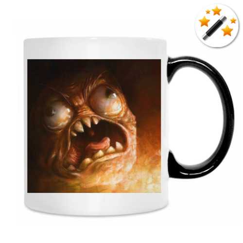 Кружка-хамелеон FFUUUU face или Ffruustration