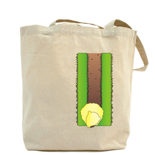 Сумка шоппер с принтом овечка