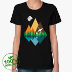 Женская футболка органик