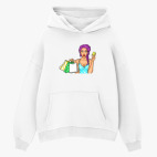 Толстовка худи оверсайз