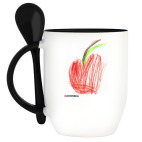 Кружка с ложкой