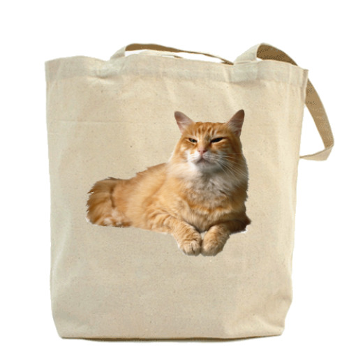 Сумка шоппер с принтом Кот