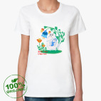 Женская футболка органик