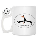 Кружка с футбольным мячиком