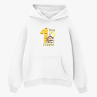 Толстовка худи оверсайз