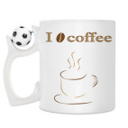 Кружка с футбольным мячиком