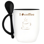 Кружка с ложкой