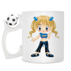 Кружка с футбольным мячиком
