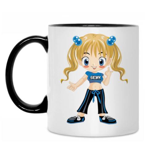 Кружка с принтом Sexy