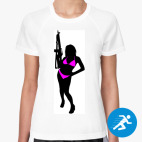 Женская спортивная футболка
