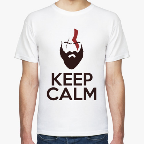 Футболка Кратос Keep Calm | Kratos God of War