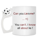 Кружка с футбольным мячиком