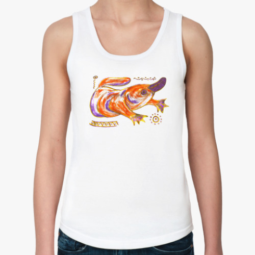 Женская майка с принтом  Утконос