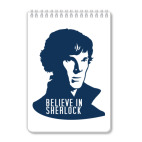 Блокнот А5 Believe in Sherlock