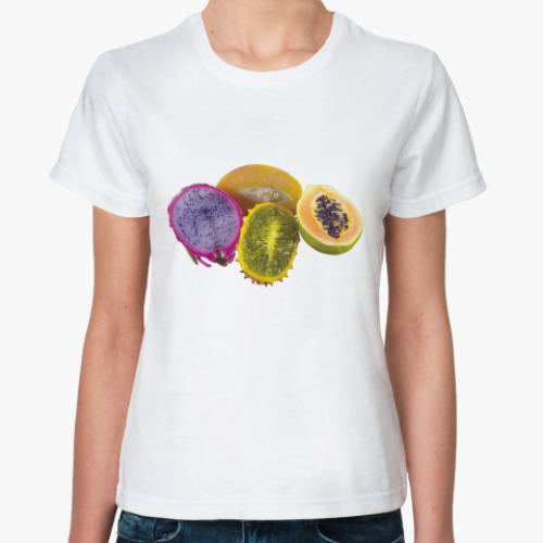 Классическая футболка фрукты