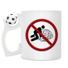 Кружка с футбольным мячиком