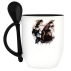 Кружка с ложкой