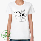 Женская футболка органик