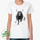 Женская футболка органик