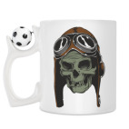 Кружка с футбольным мячиком
