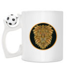 Кружка с футбольным мячиком