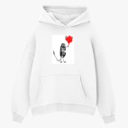 Толстовка худи оверсайз