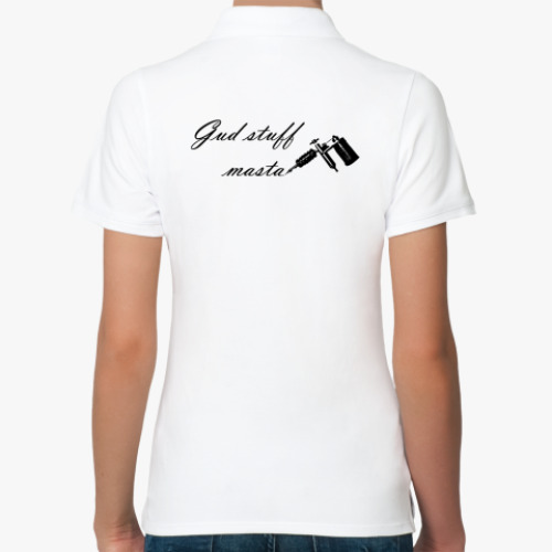 Женская рубашка поло (печать) Good stuff master