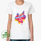 Женская футболка органик