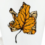 Желтый лист кленовый