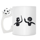 Кружка с футбольным мячиком