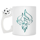 Кружка с футбольным мячиком