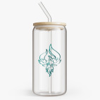 Банка с бамбуковой крышкой