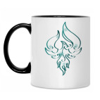 Кружка двухцветная