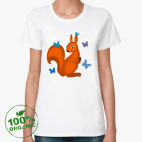 Женская футболка органик