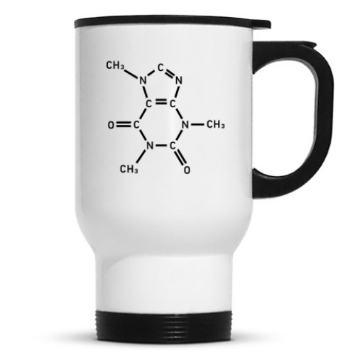 Кружка-термос с принтом формула кофе