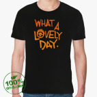 Мужская футболка органик