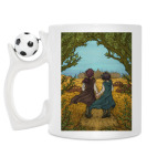 Кружка с футбольным мячиком