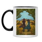 Кружка двухцветная