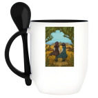 Кружка с ложкой