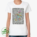 Женская футболка органик