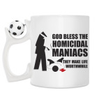 Кружка с футбольным мячиком