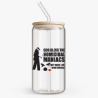 Банка с бамбуковой крышкой