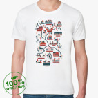 Мужская футболка органик