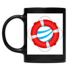 Кружка цветная UV-DTF