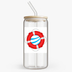 Банка с бамбуковой крышкой