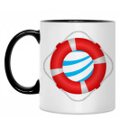 Кружка двухцветная