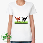 Женская футболка органик