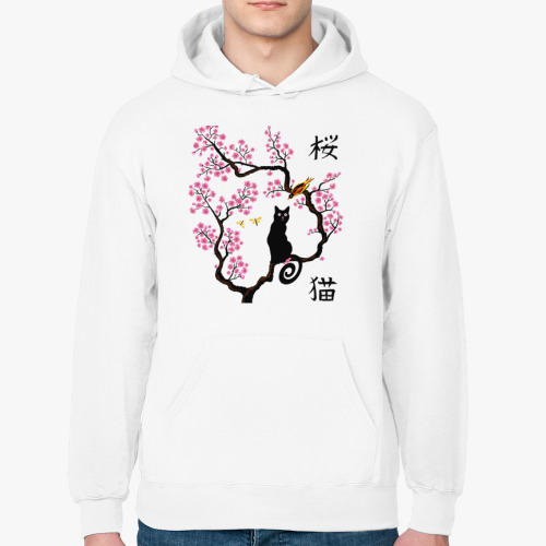 Толстовка худи с принтом Мгновение весны