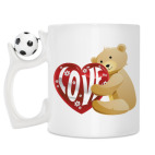 Кружка с футбольным мячиком