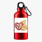 Металлическая бутылка 400 мл UV-DTF